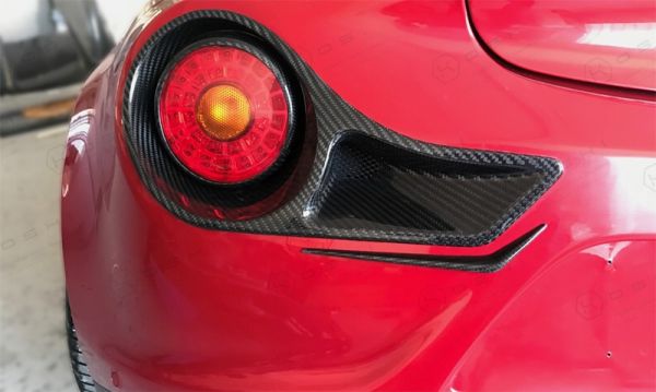Koshi Carbon Rear frame tail light 488 Ferrari Style