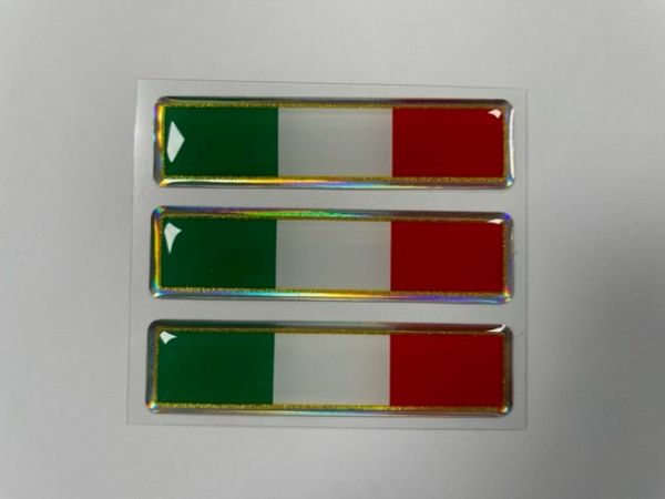 3D Sticker-Set Tricolore