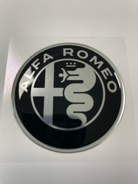 3D Sticker Alfa Romeo Logo für Drehknopf Mittelkonsole
