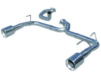 Inoxcar rear pipes without silencer 1x 102mm round le+ri
