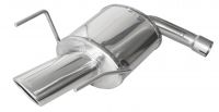 Inoxcar Endschalldämpfer 1x 120x80mm oval